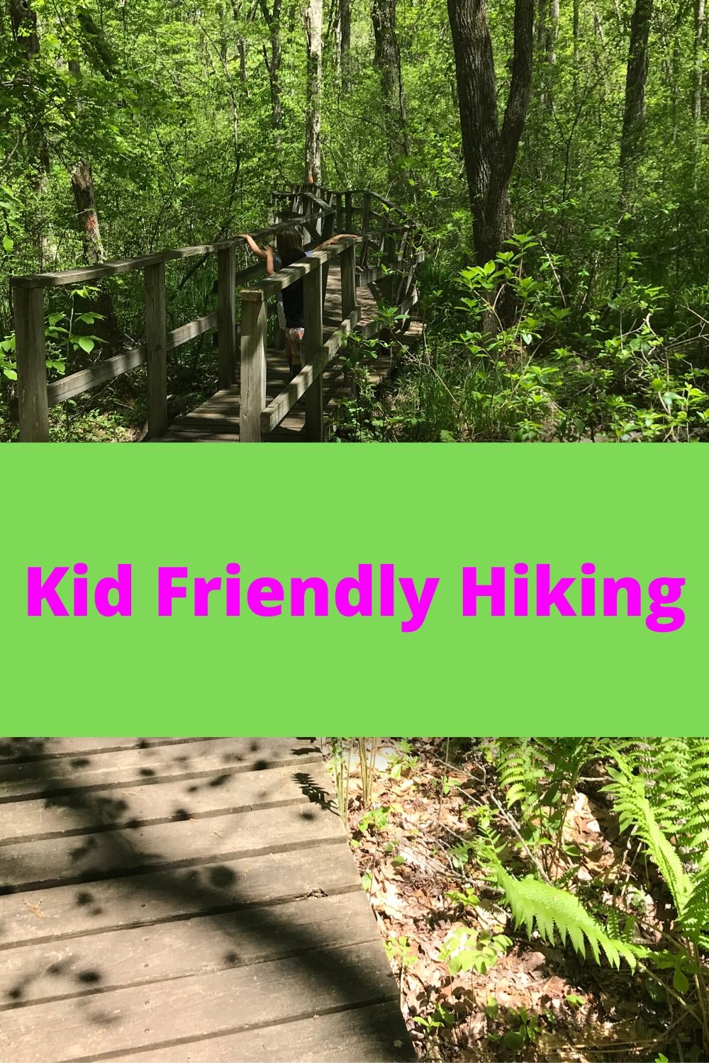 George B Parker hiking in Coventry, Rhode Island  with kids