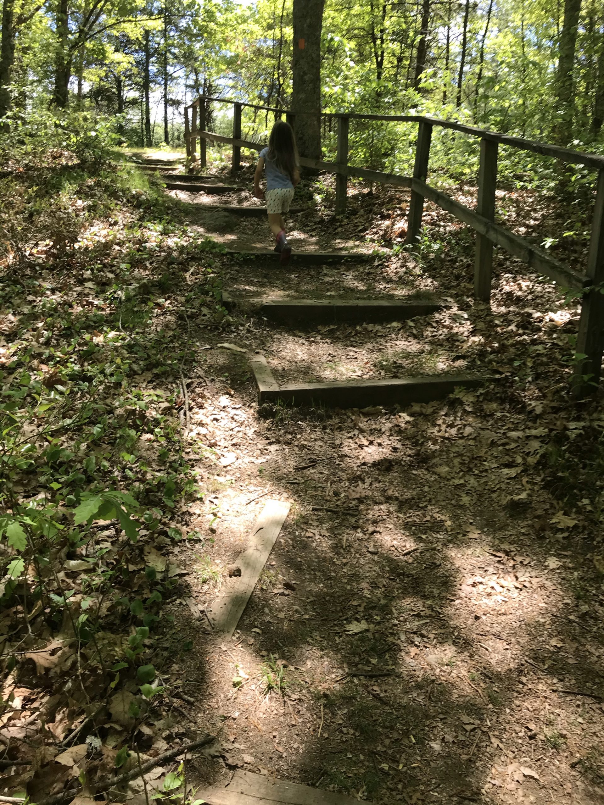 George B. Parker Woodland Wildlife Refuge in Coventry Rhode Island with the kids hiking