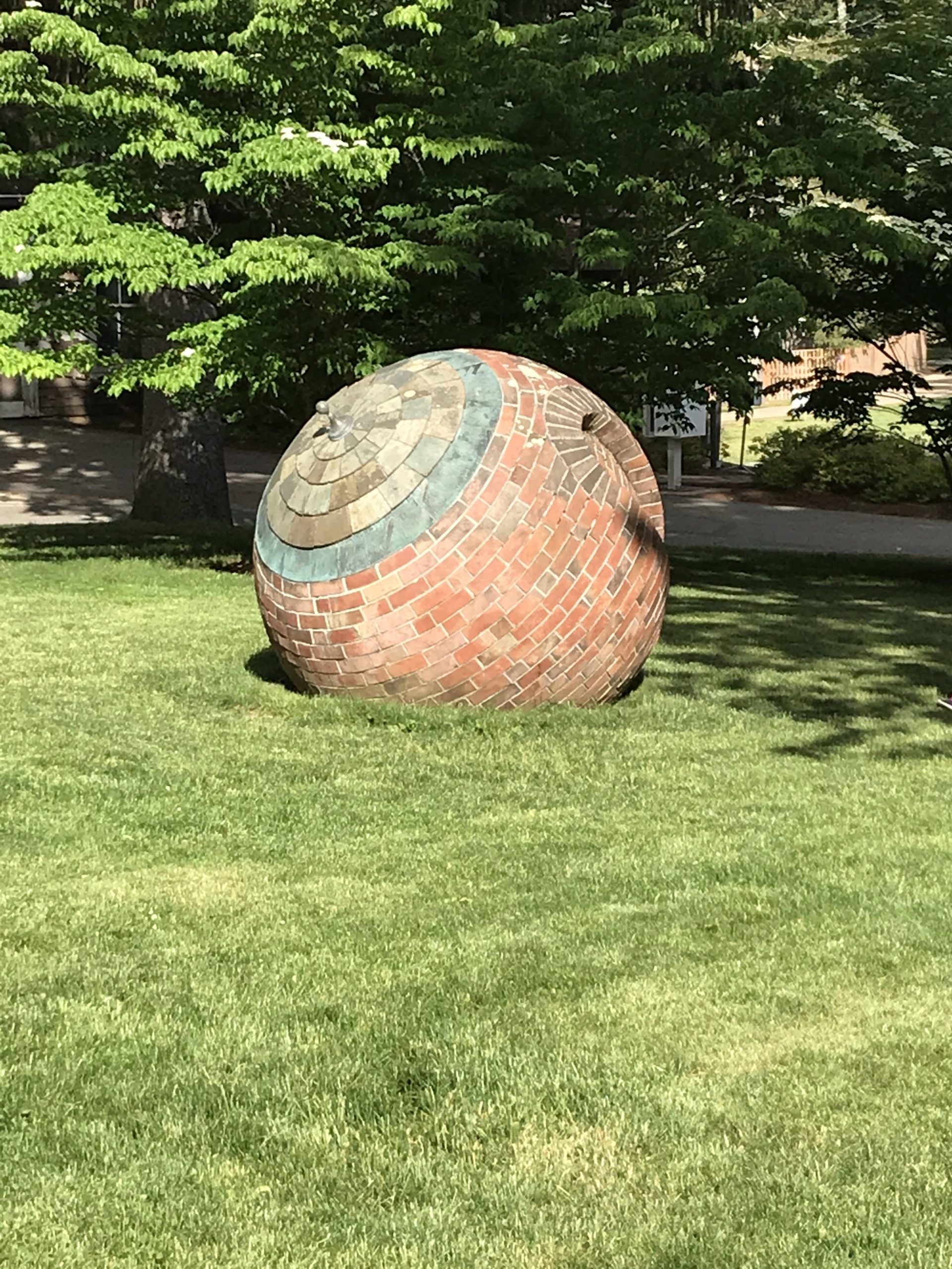 deCordova Sculpture Museum grounds with the kids-they thought it was so cool!