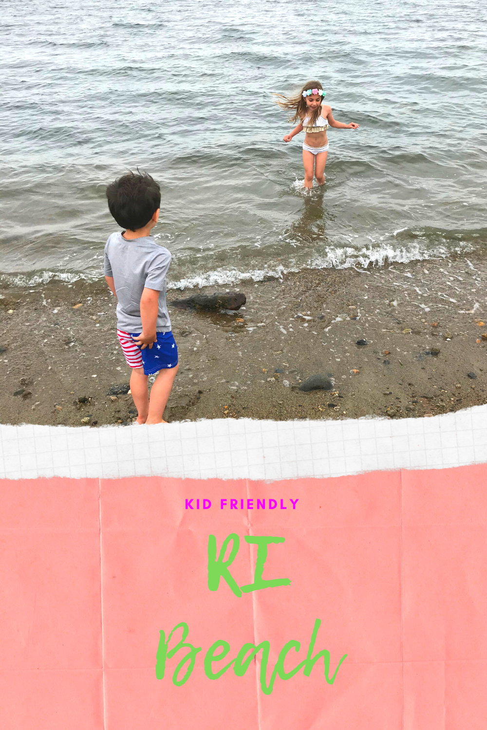 North Kingstown Town Beach with kids