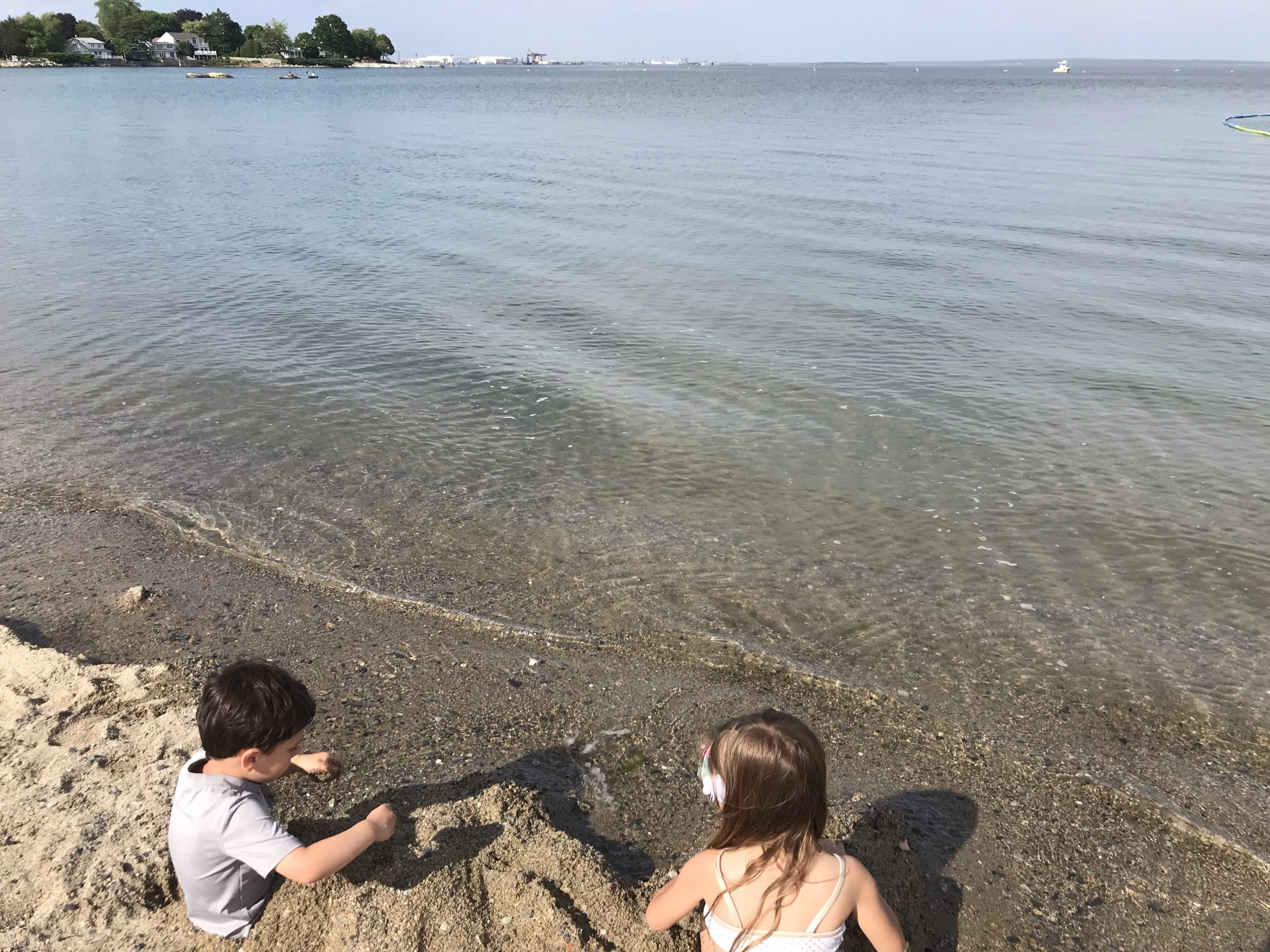 North Kingstown beach in RI with kids