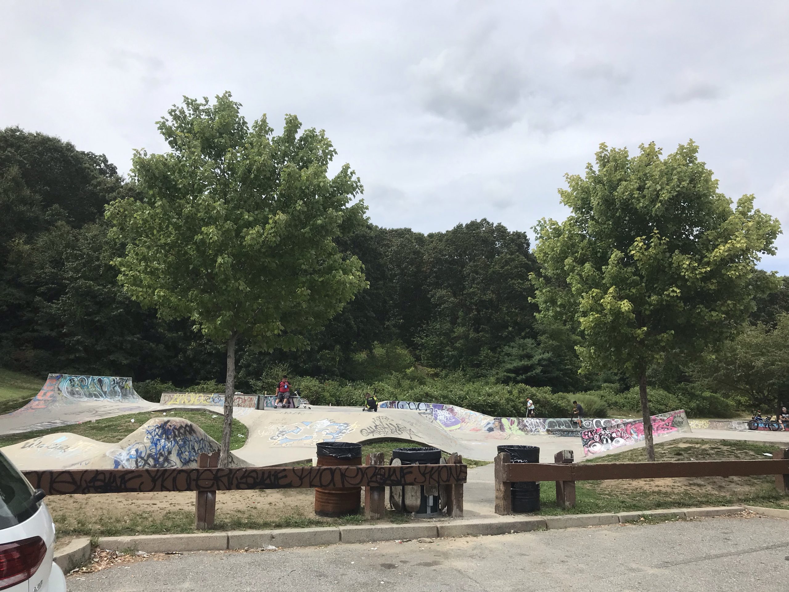 Neutaconkanut Hill Park with kids in Providence Rhode Island