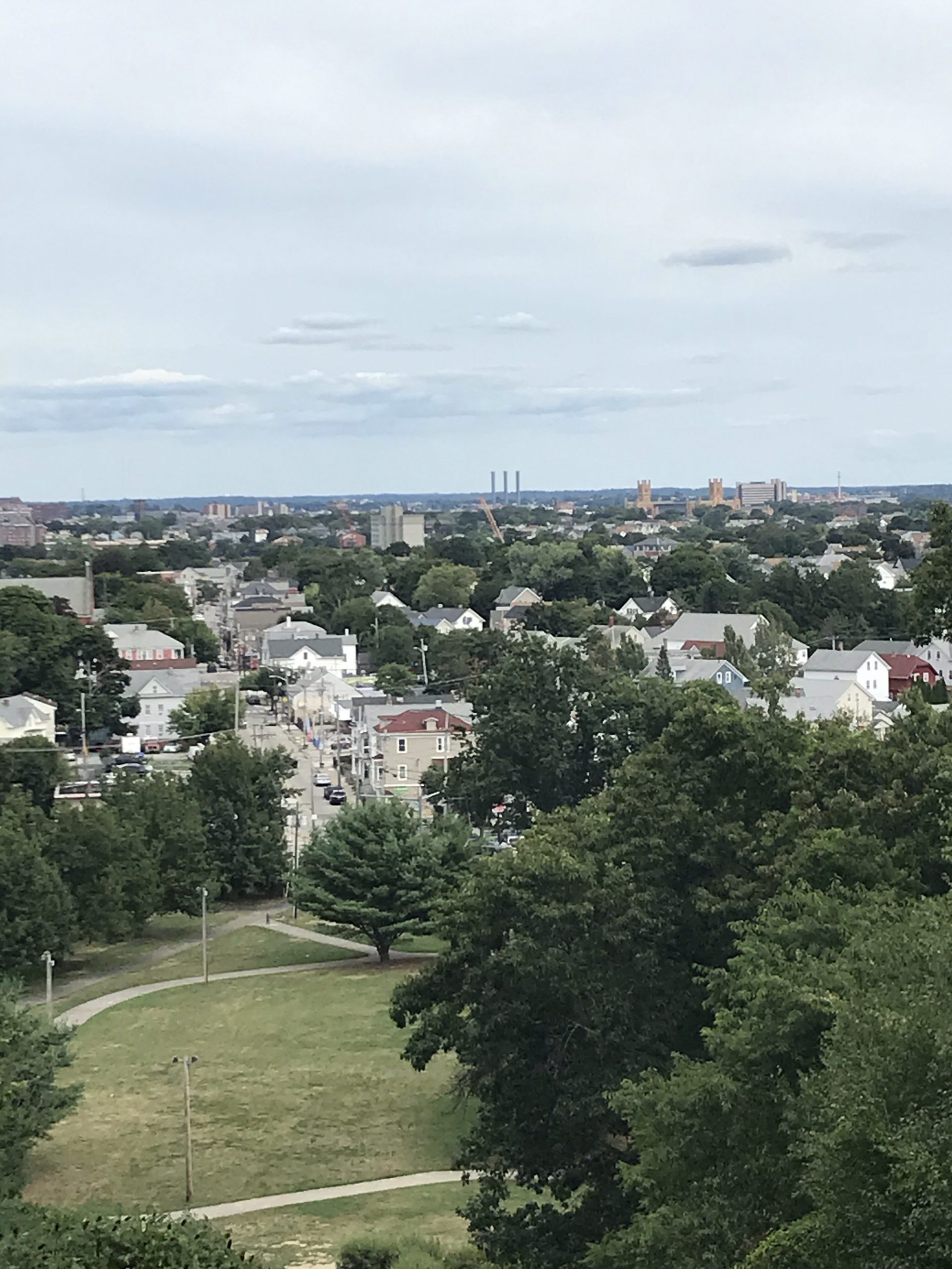 Neutaconkanut Hill Park with kids in Providence Rhode Island