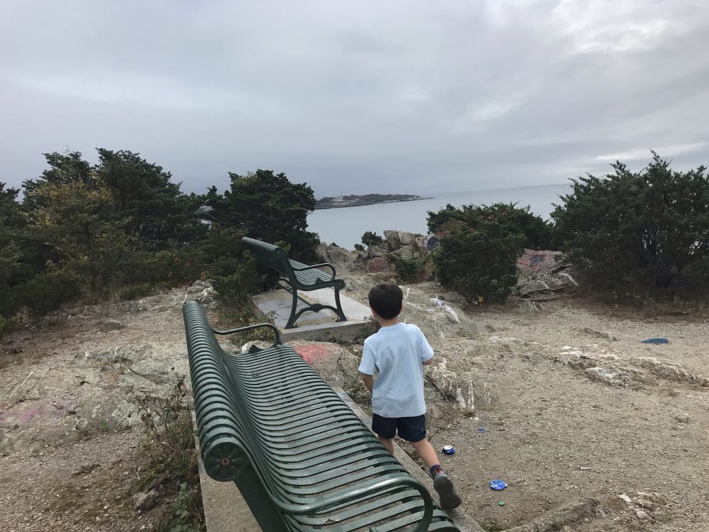 Fort Wetherill Jamestown, Rhode Island with kids coastal views