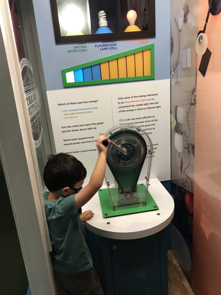 Connecticut Science Center in Hartford, CT with kids