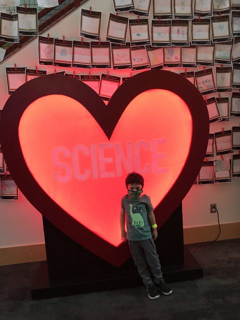 Connecticut Science Center in Hartford, CT with kids