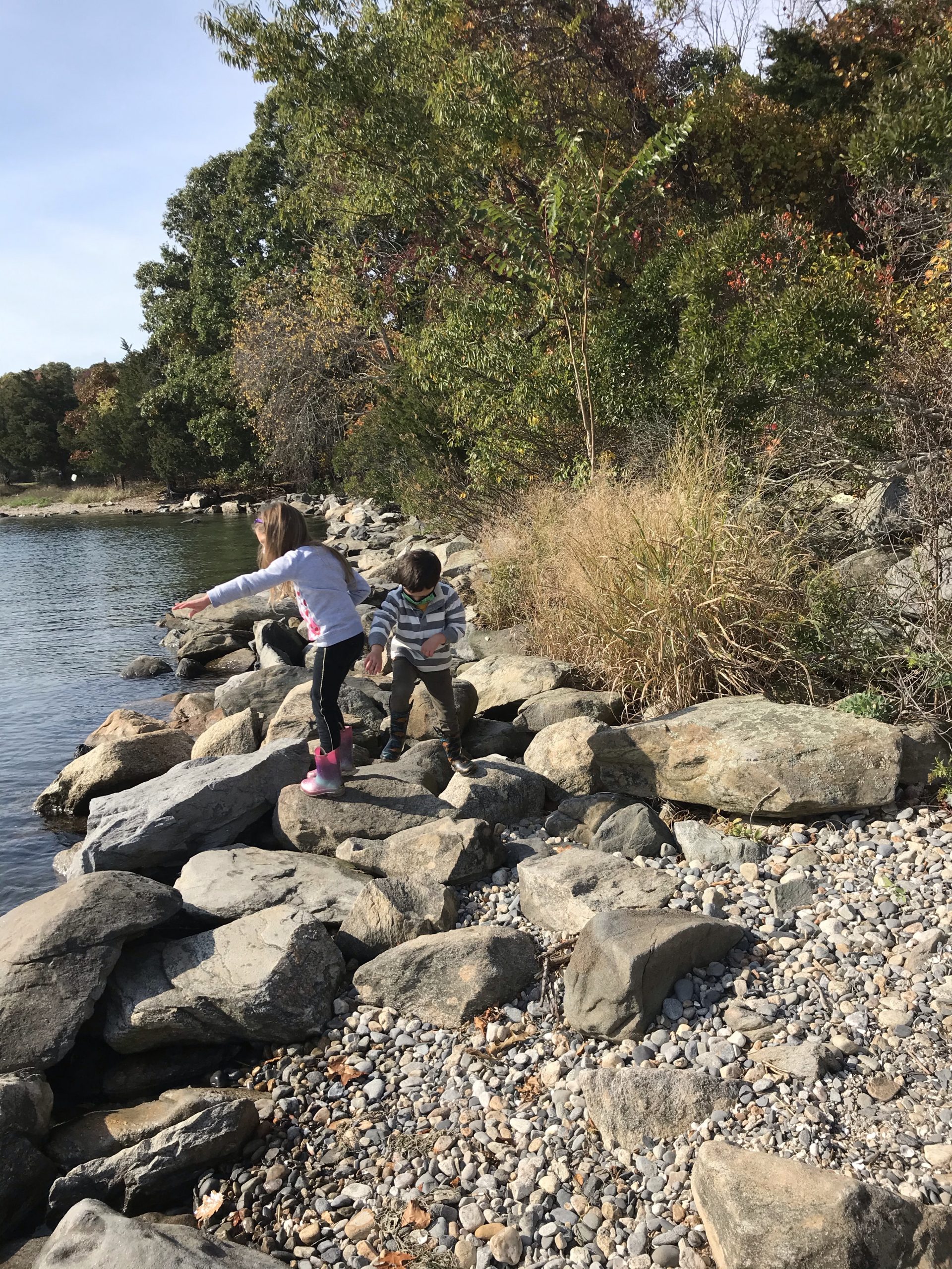 John H Chafee Nature Preserve / Rome Point Trail Saunderstown, Rhode Island with kids