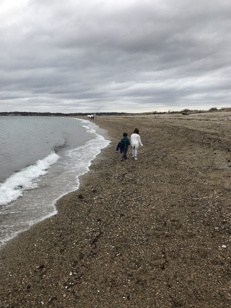Bluff Point State Park in Groton Connecticut with kids