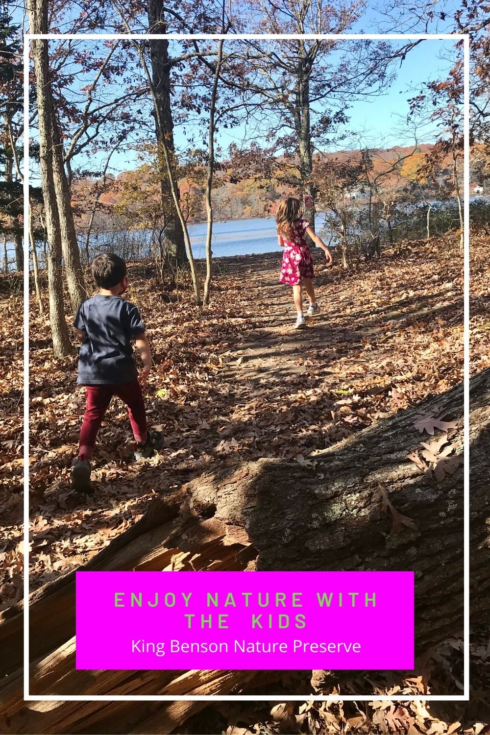 King Benson Nature Preserve with kids in Rhode Island