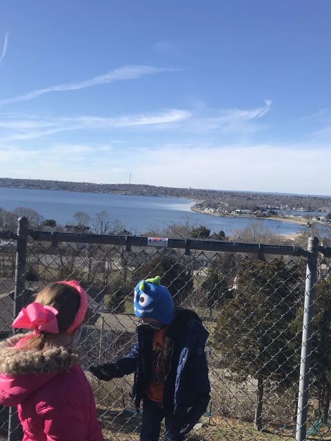 Fort Barton in Tiverton, Rhode Island hike with kids