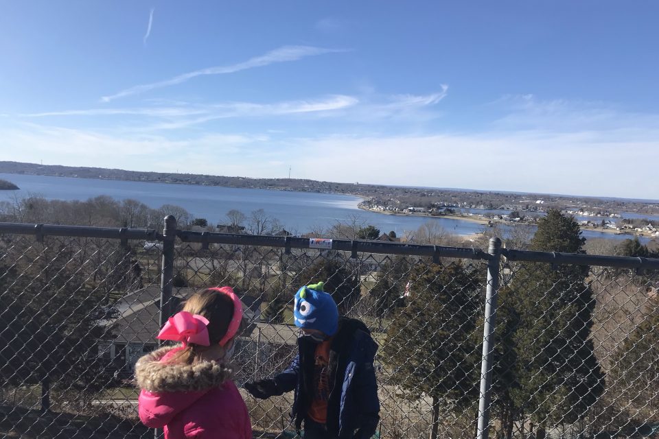 Fort Barton in Tiverton, Rhode Island hike with kids