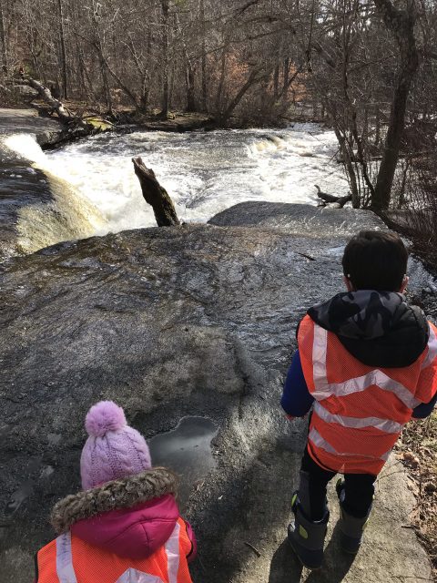 Ben Utter Hiking Trail in West Greenwich, Rhode Island with kids