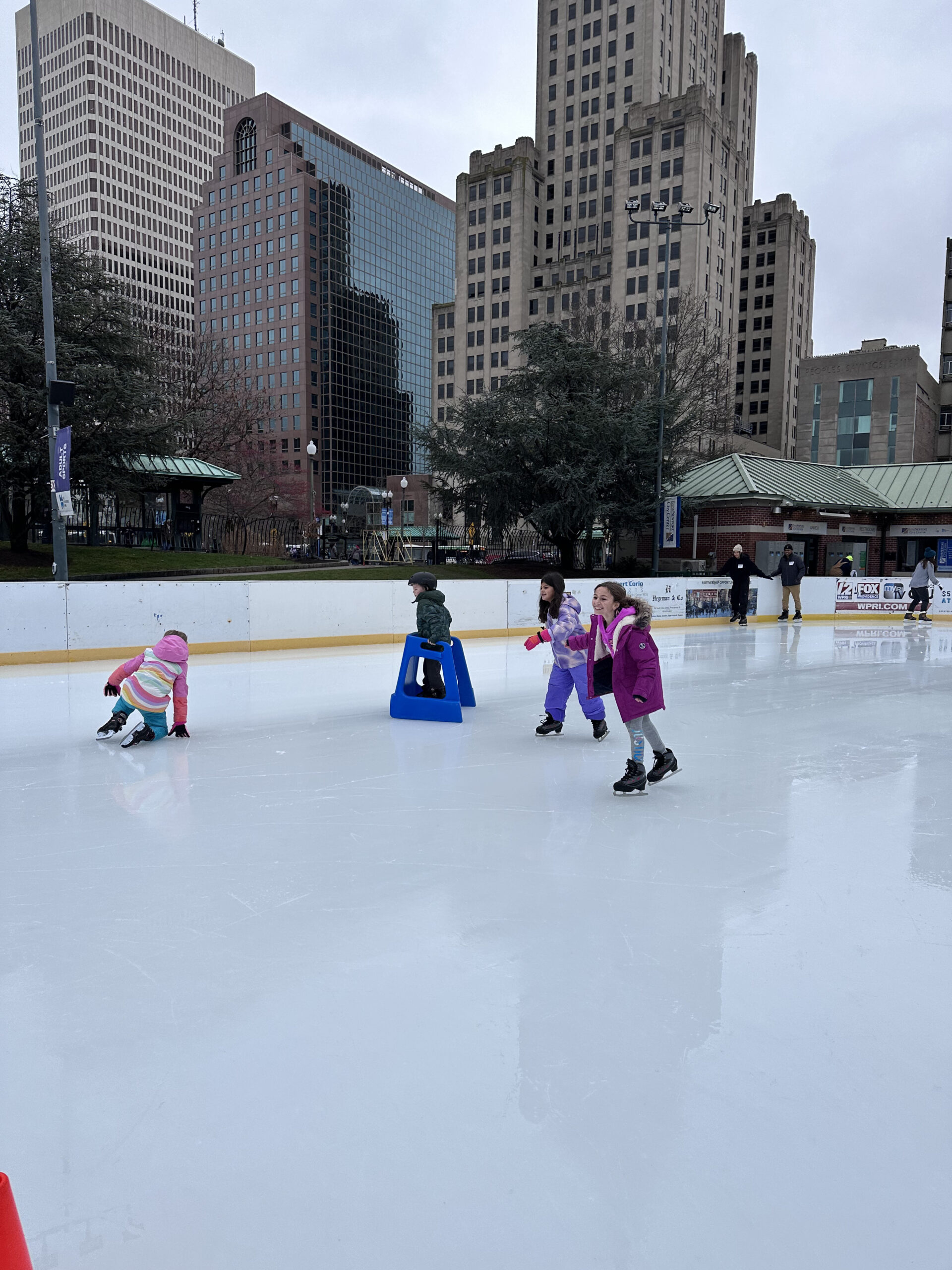 Newport City Center Providence Ice Rink in Rhode Island with kids