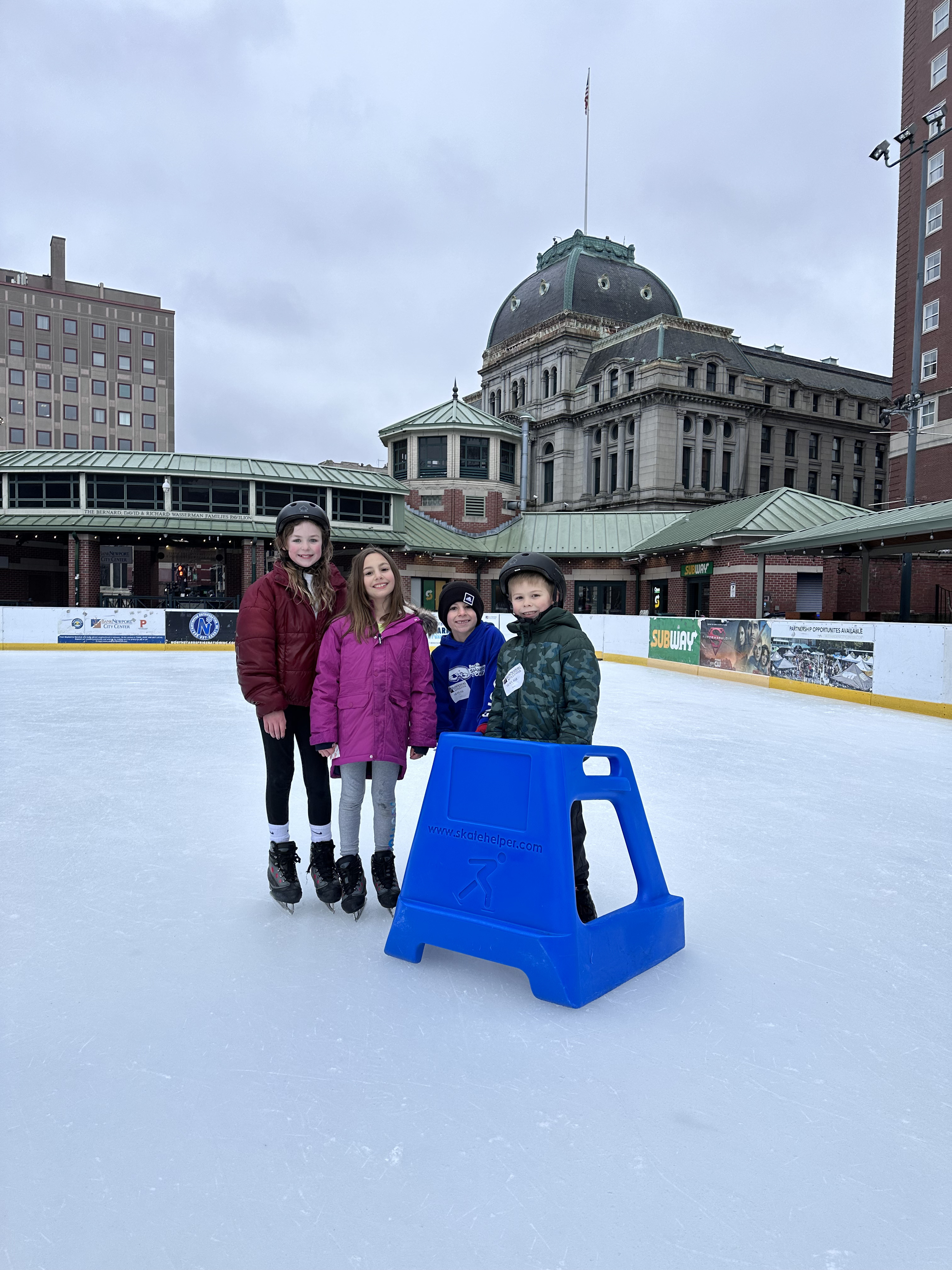 Newport City Center Providence Ice Rink in Rhode Island with kids