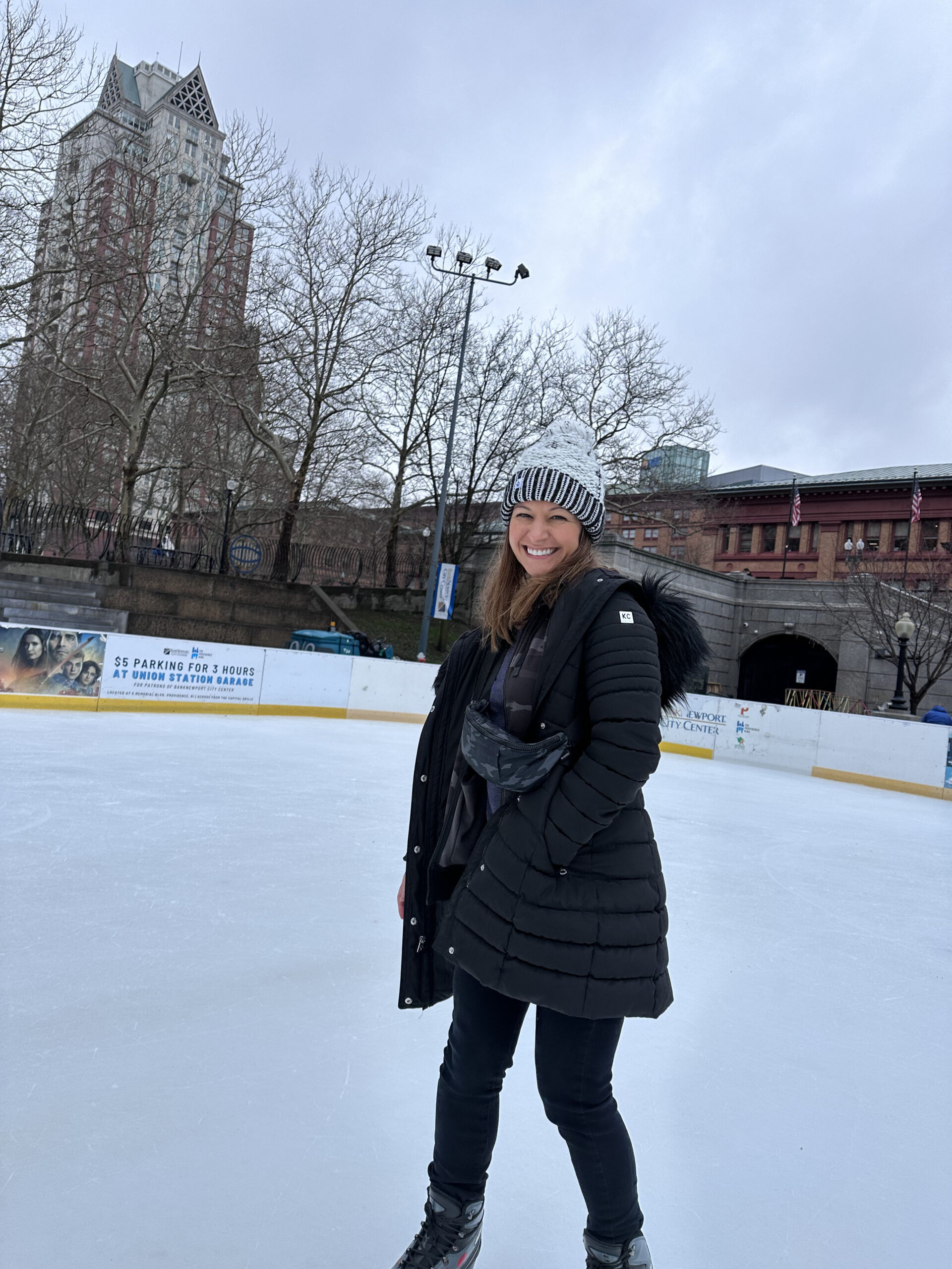 Bank Newport City Center ice rink Providence, Rhode Island with kids