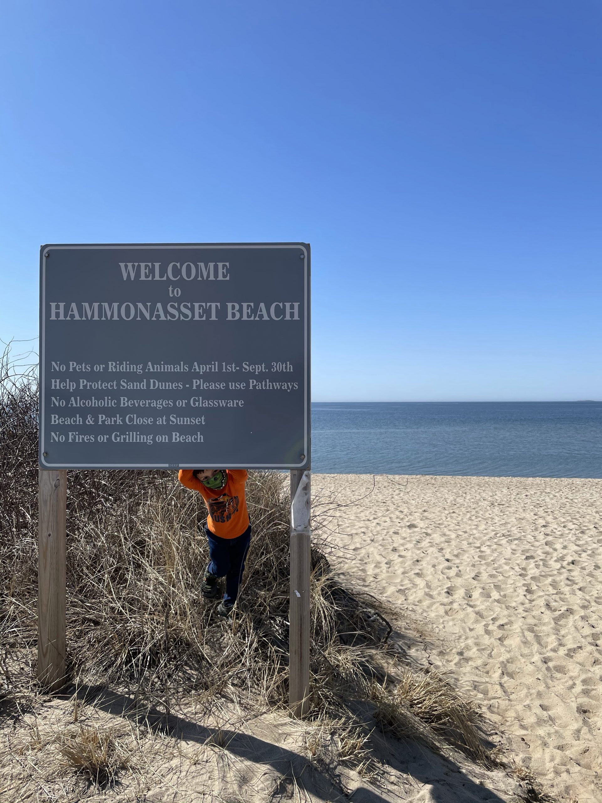 Hammonasset Beach in Madison, Connecticut with kids