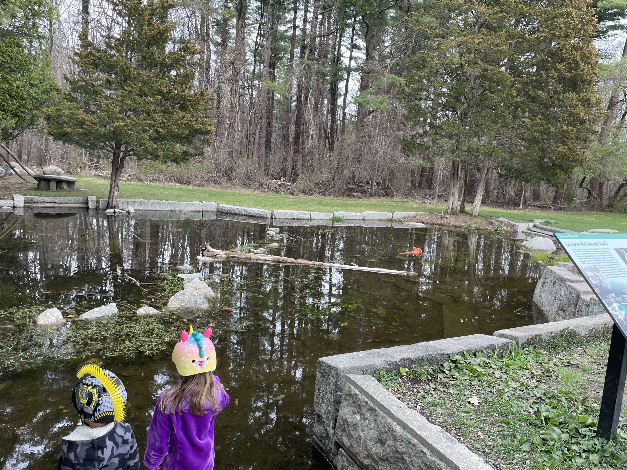 Borderland State Park with kids in Easton, Massachusetts