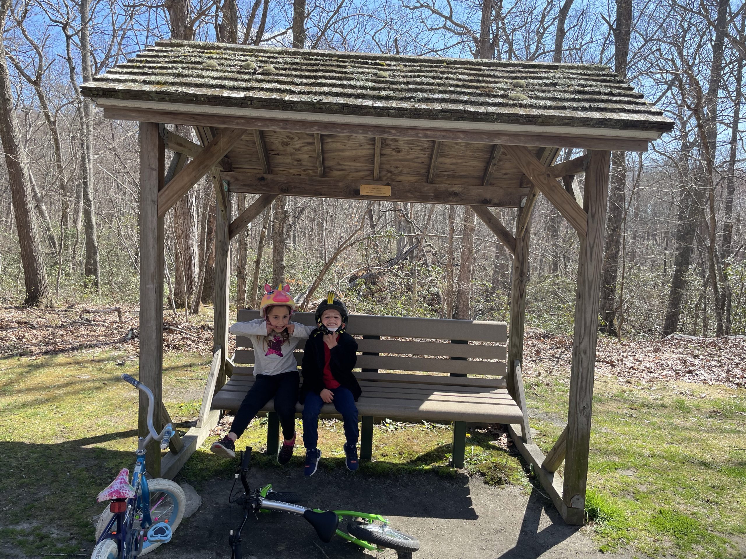 South County Bike Trail in Rhode Island with kids