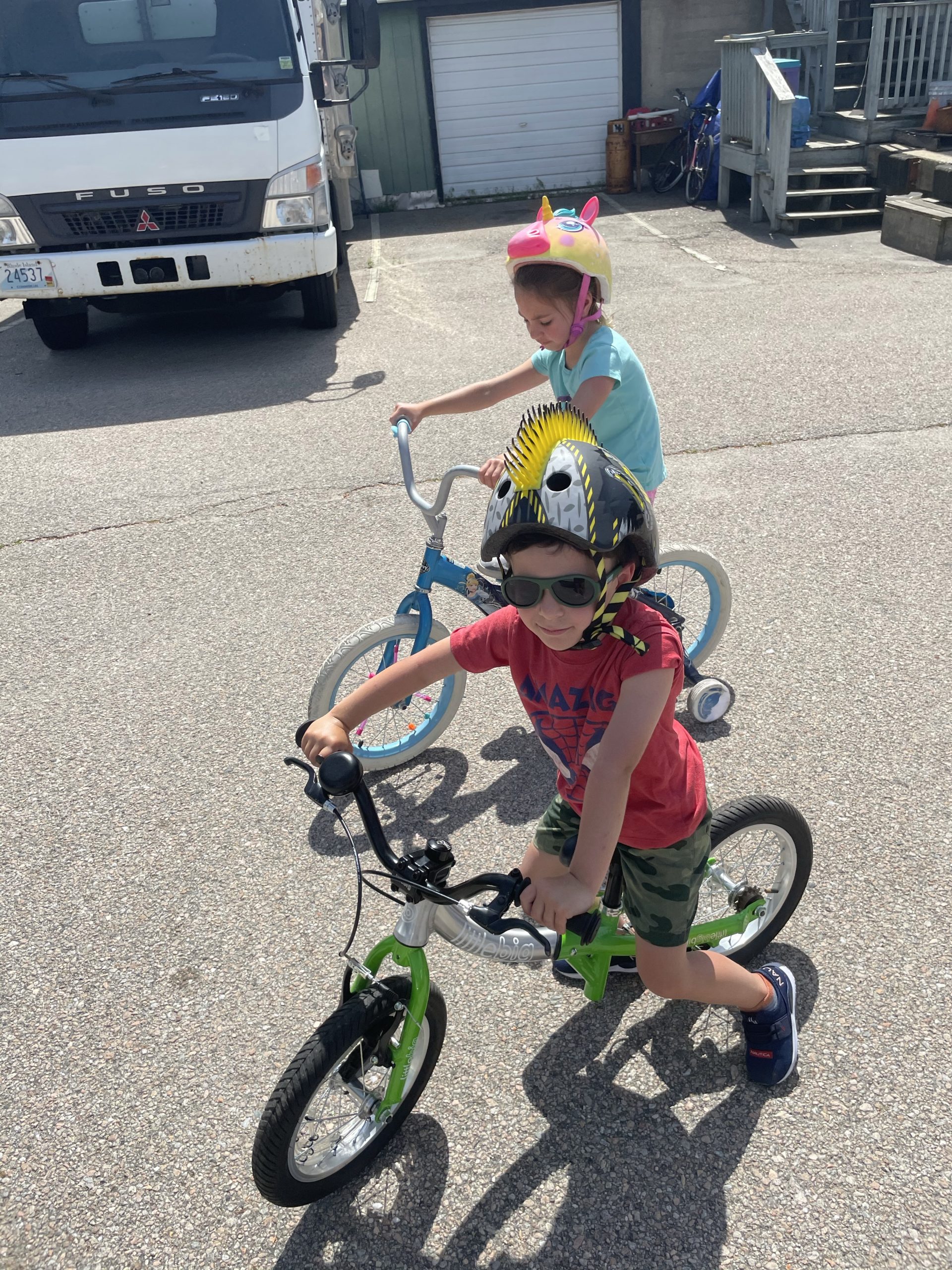 South County Bike Trail in Rhode Island with kids