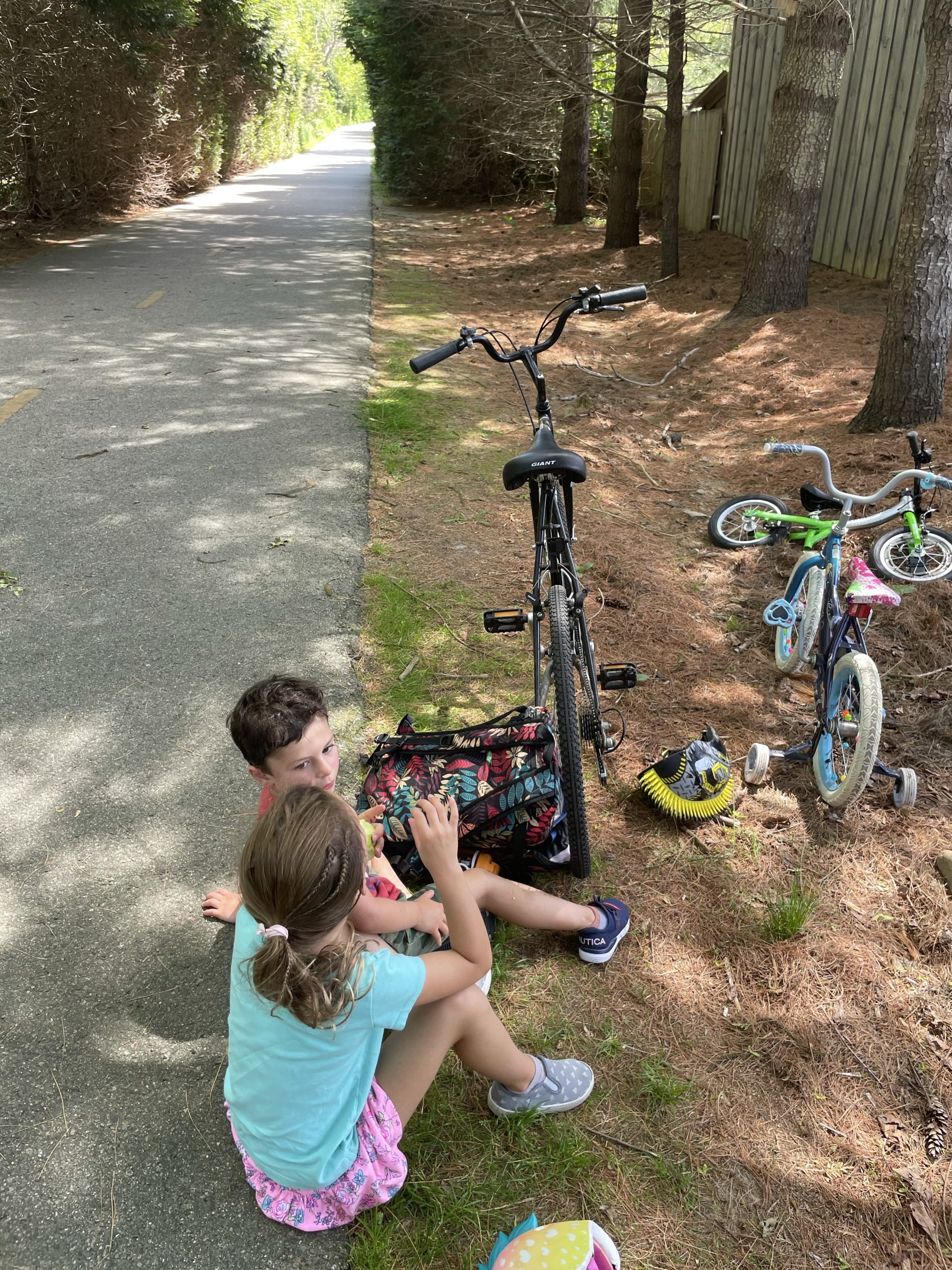 South County Bike Trail in Rhode Island with kids