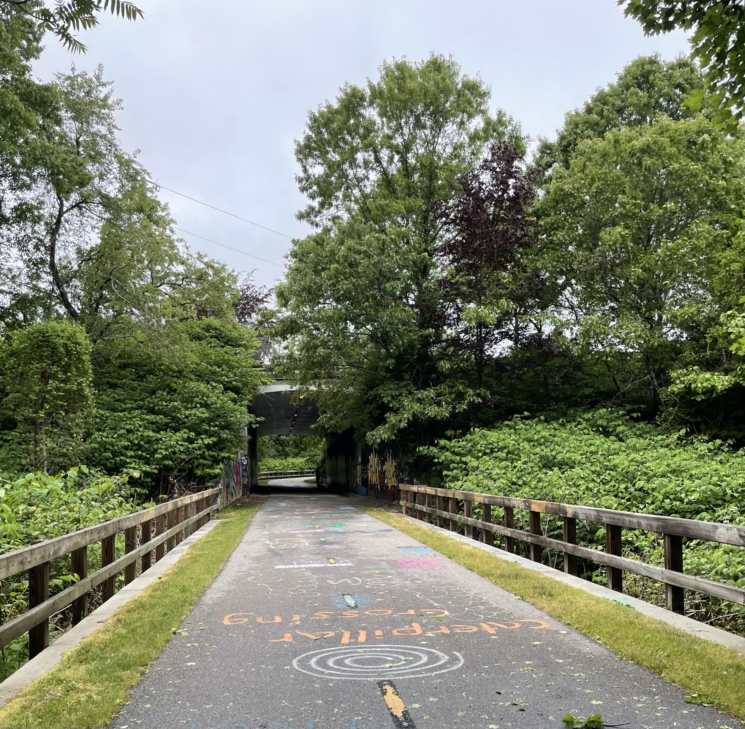 South County Bike Trail in Rhode Island with kids