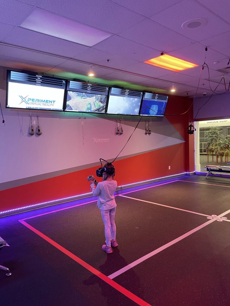 Xperiment VR with kids in Connecticut for indoor fun and technology