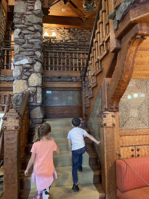 Gillette Castle State Park with kids in Connecticut