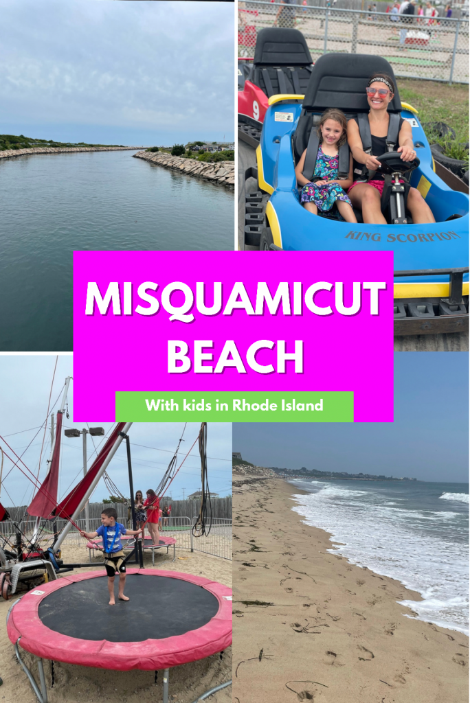 Misquamicut Beach in Westerly, Rhode Island with kids