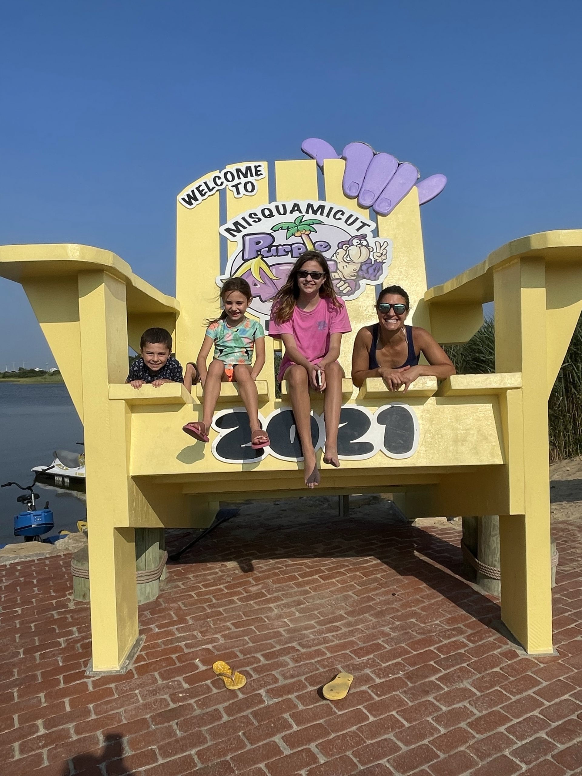 Purple Ape water activities in Westerly Rhode Island with kids