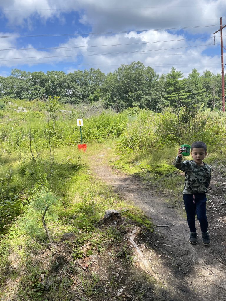 Fort Nature Refuge with kids in North Smithfield, Rhode Island