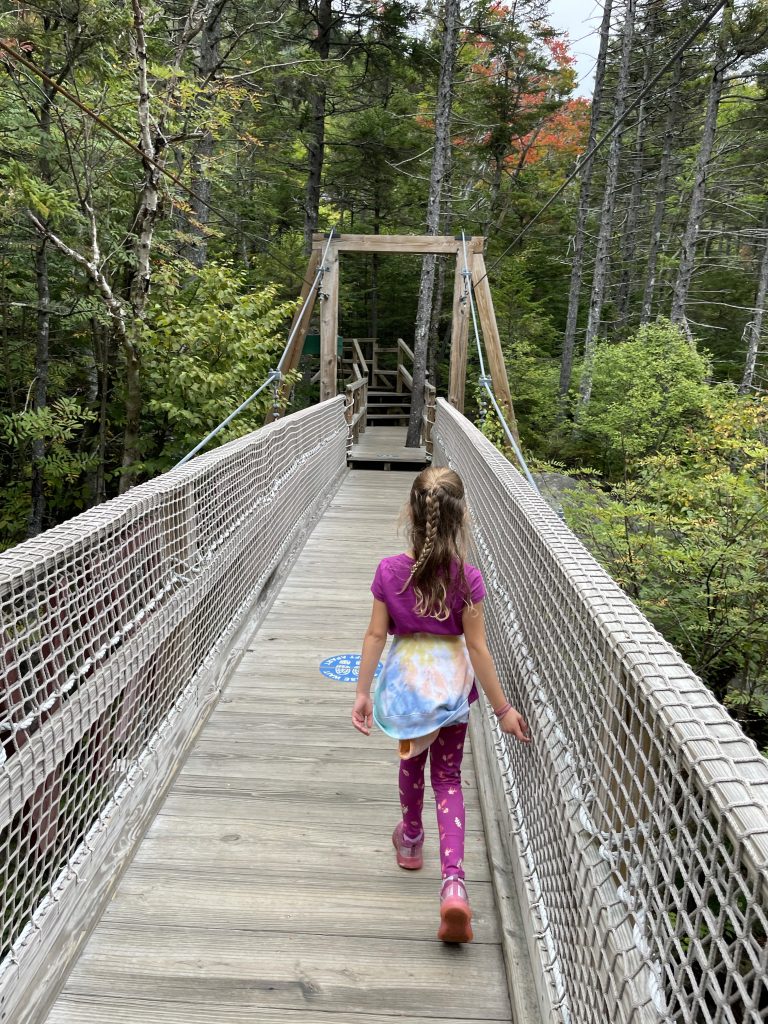 Lost River Gorge and Boulder Park in New Hampshire with kids
