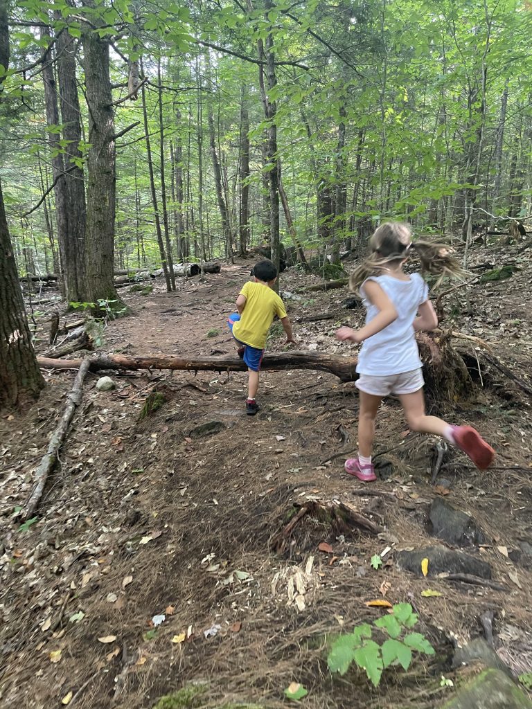 Walter Newton Natural Area in Plymouth, New Hampshire with kids
