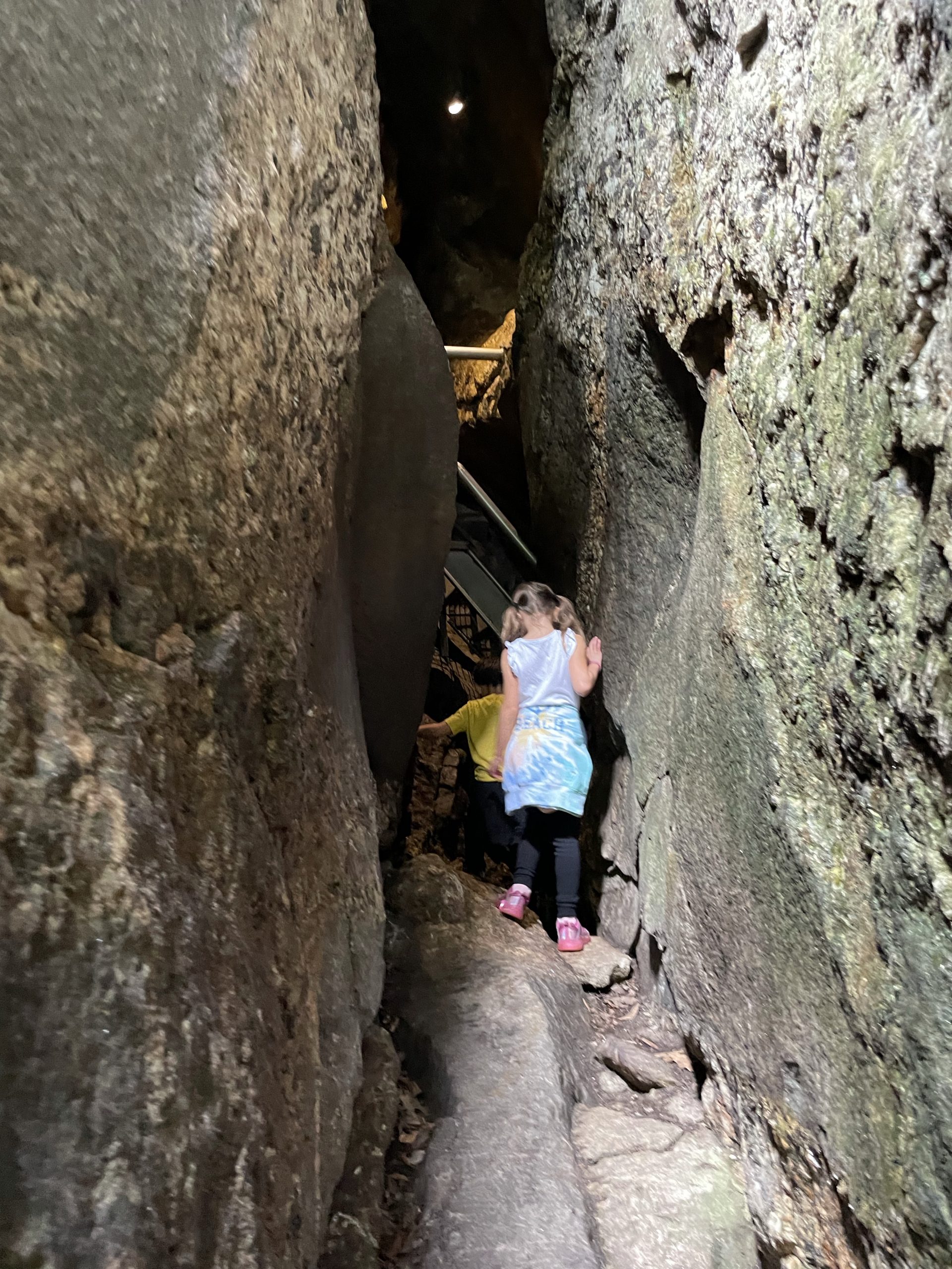Polar Caves in New Hampshire with kids