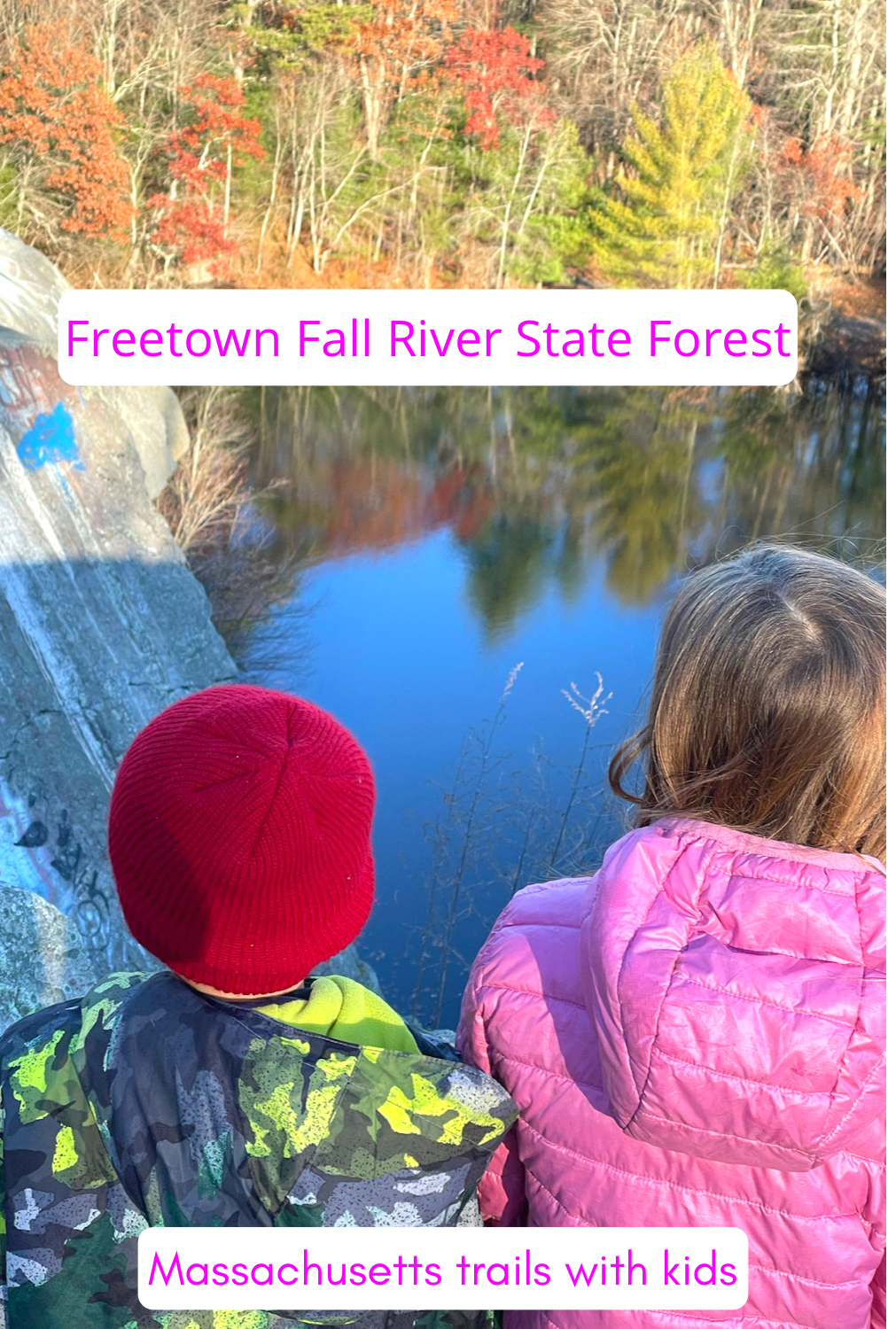 Freetown Fall River State Forest with kids in Massachusetts
