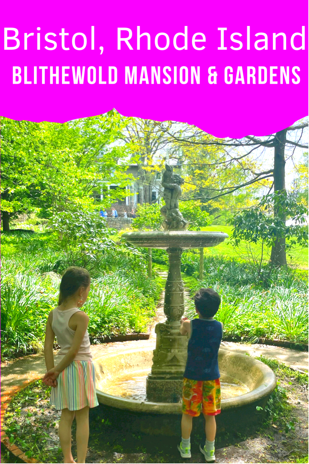Blithewold Mansion and Garden with kids
