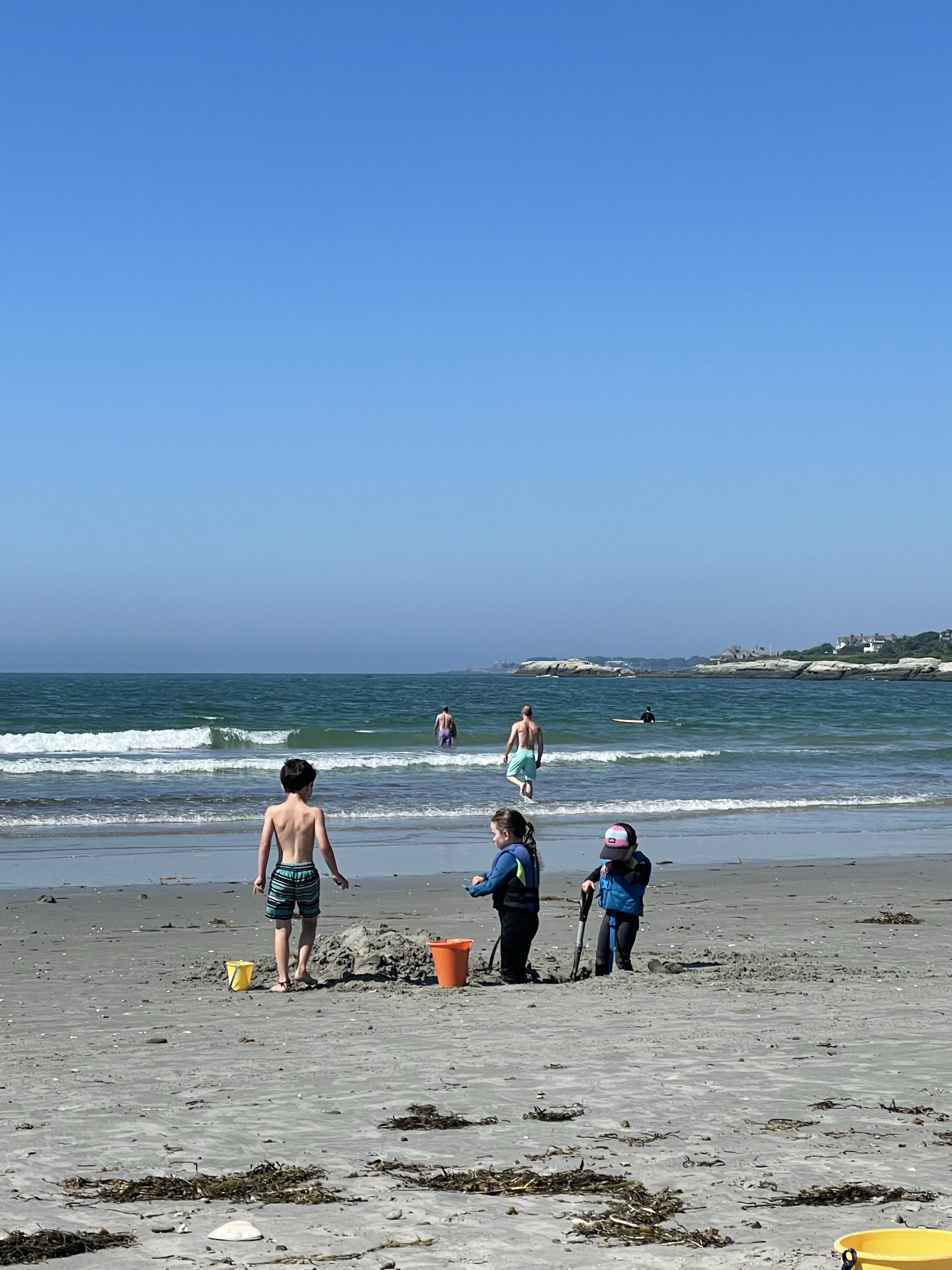 Second Beach in Middletown, Rhode Island with kids