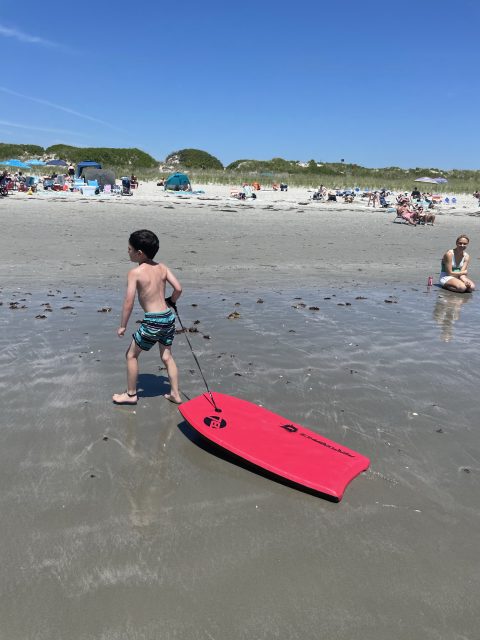 Second Beach in Middletown, Rhode Island with kids