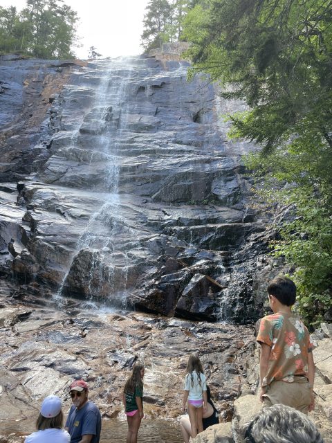 Arethusa Falls and Bemis Falls trails for see New Hampshire's waterfalls