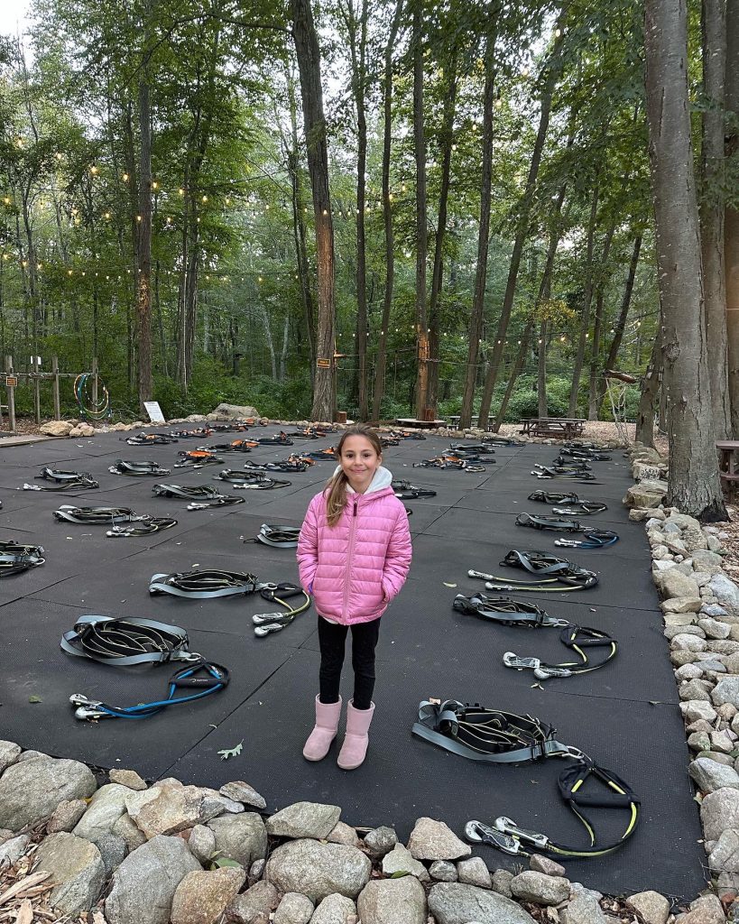 Tree Trails in Mystic, Connecticut with kids 