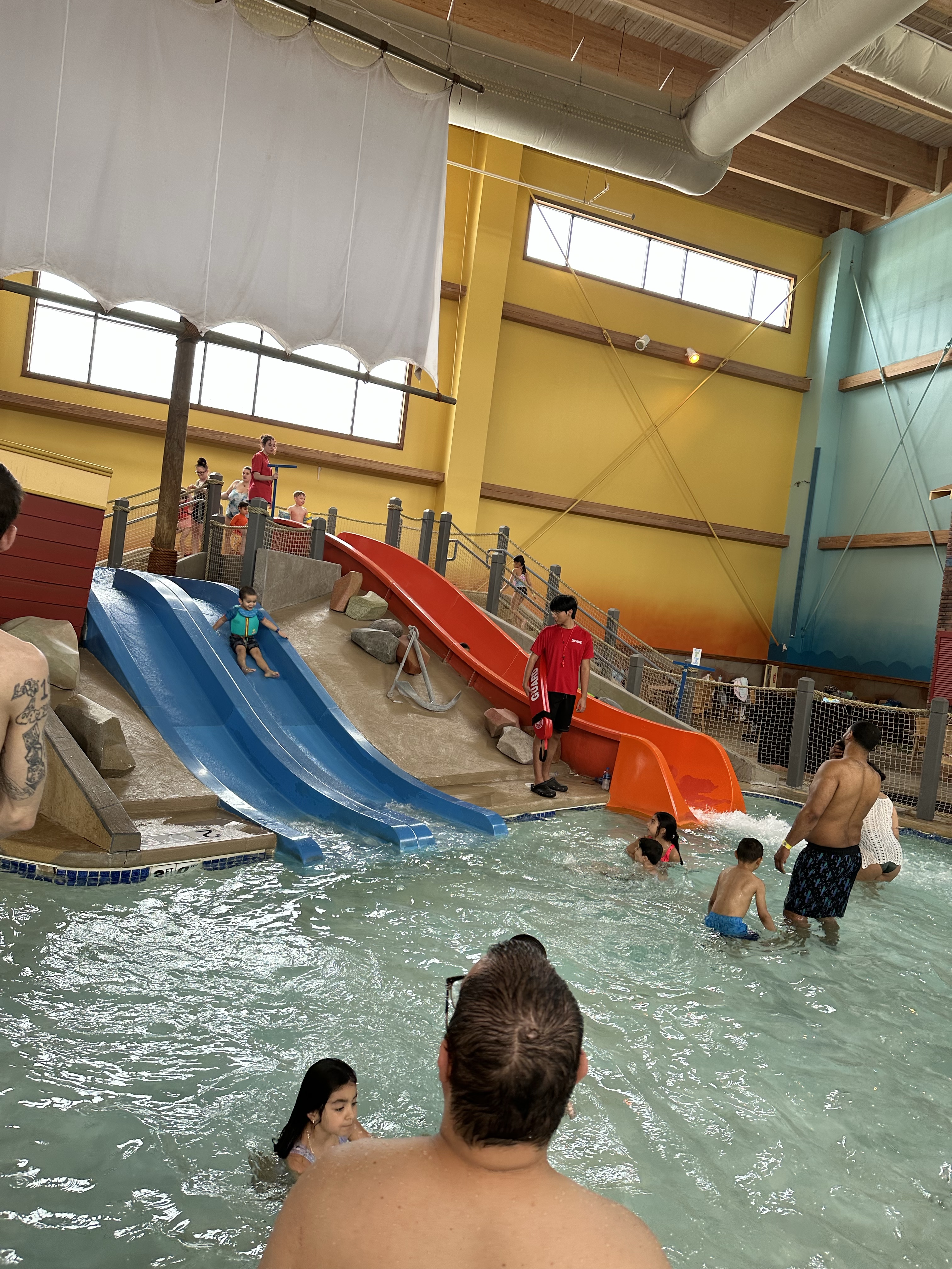 Water Park of New England in Danvers, Massachusetts with kids