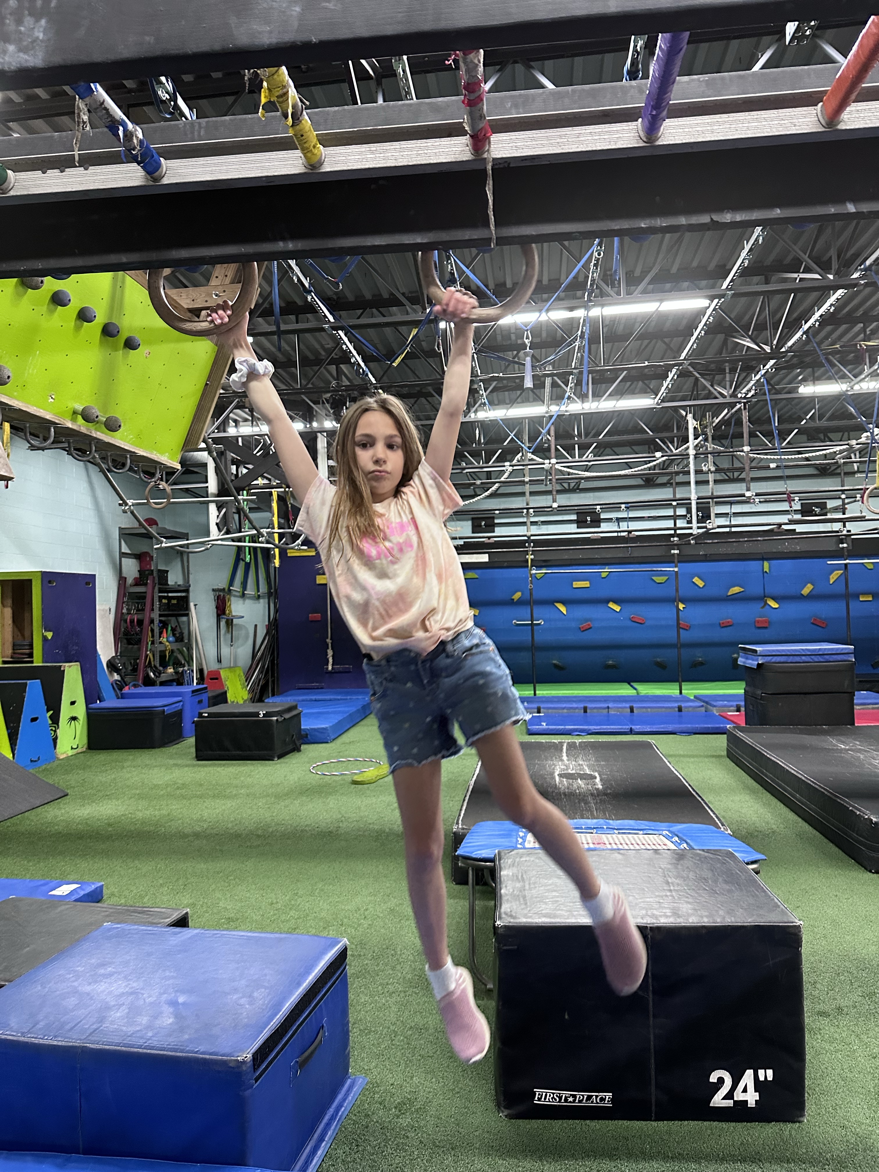 Laid Back Fitness Ninja Gym in Warwick, Rhode Island with kids