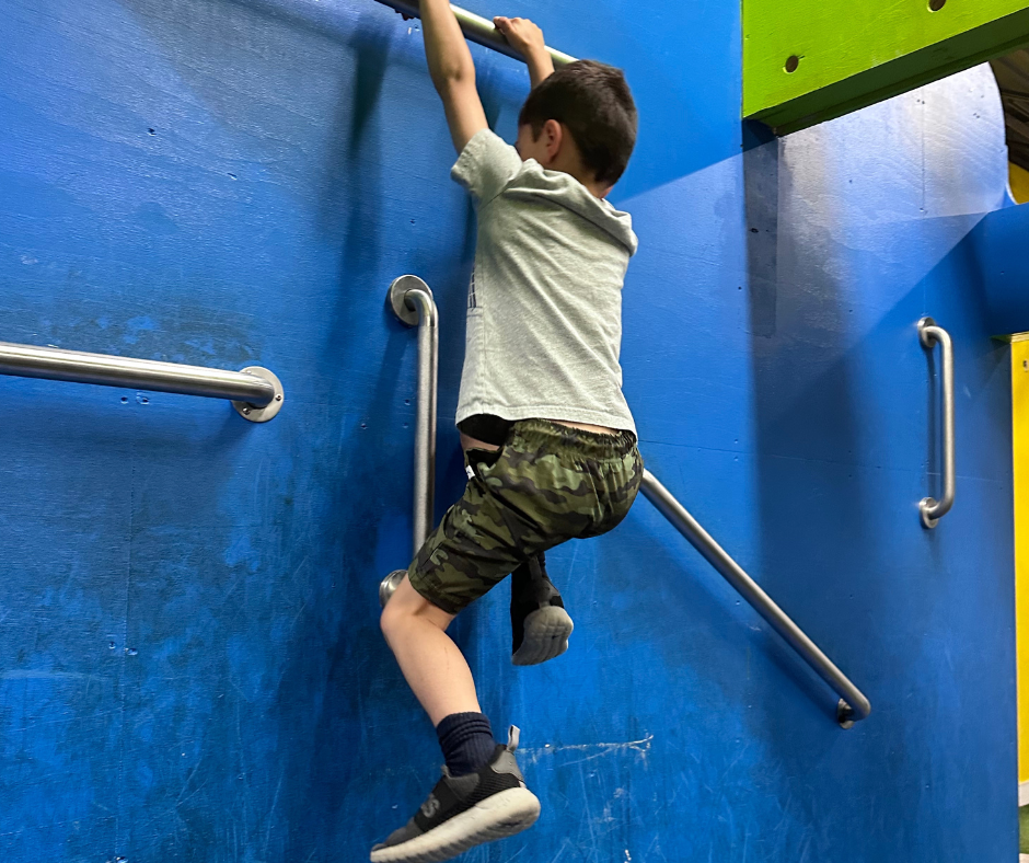 Laid Back Fitness Ninja Gym and obstacle course for kids and adults to challenge themselves and have fun while getting stronger