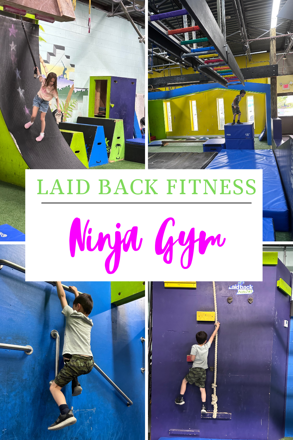 Laid Back Fitness ninja gym and training center in Rhode Island for kids and adults