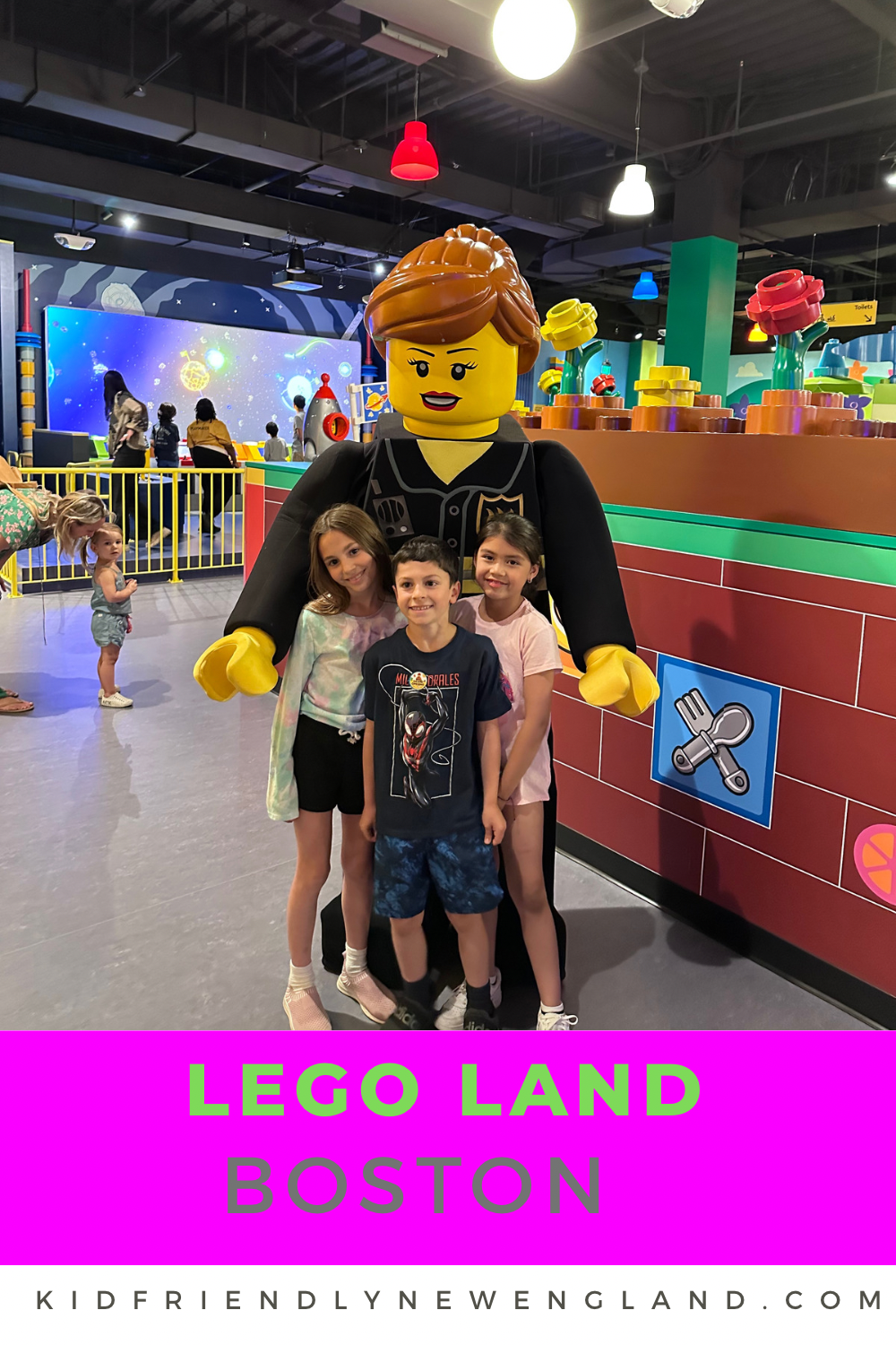 Lego Land in Boston with kids