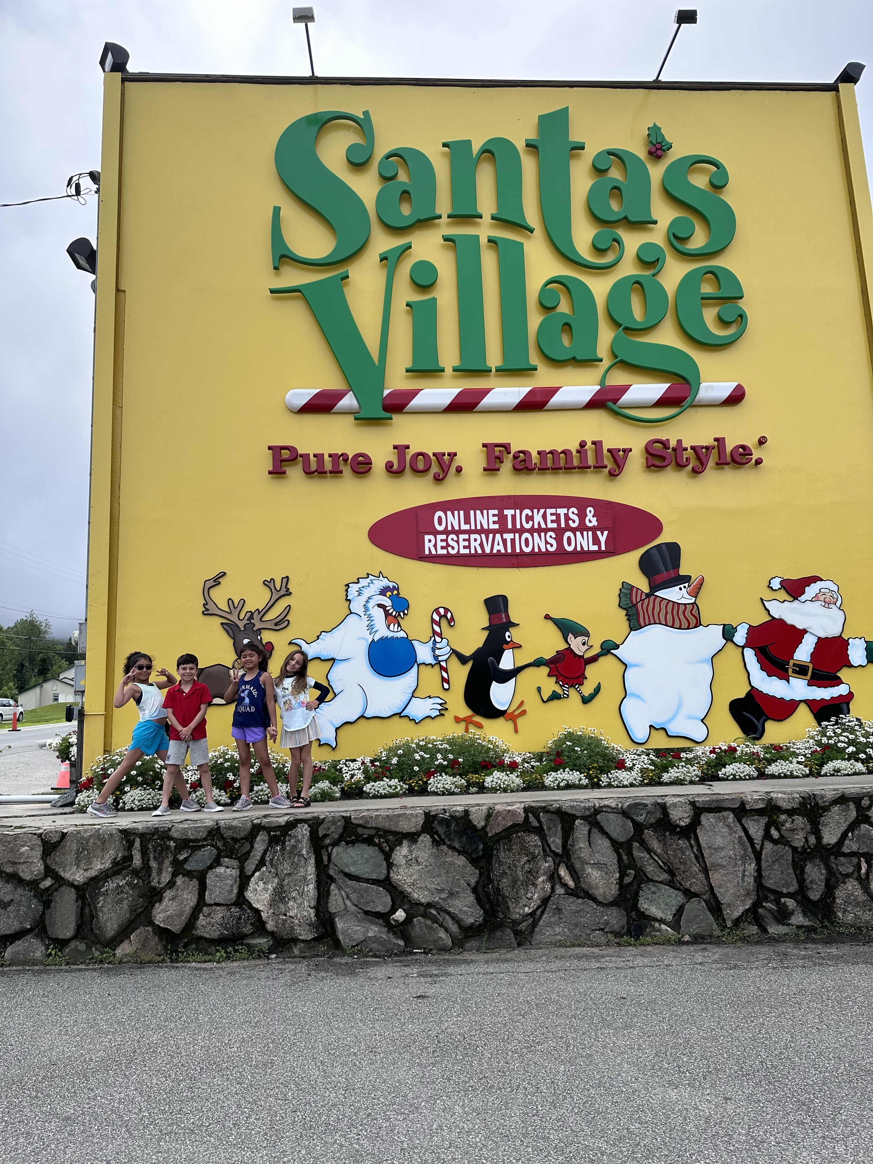 Santa's Village in Jefferson, New Hampshire with kids 