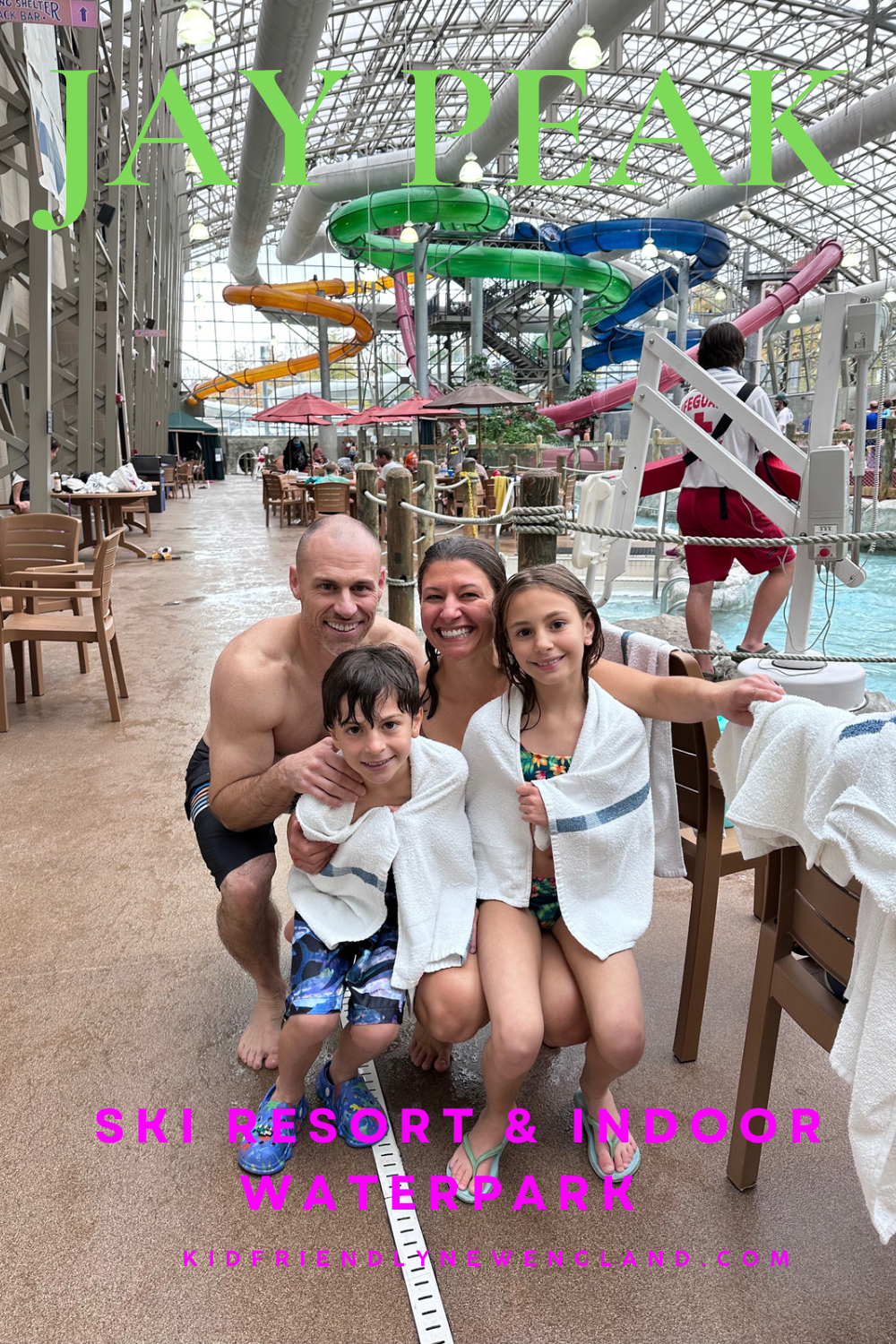 Jay Peak Pump House water park in Vermont with kids