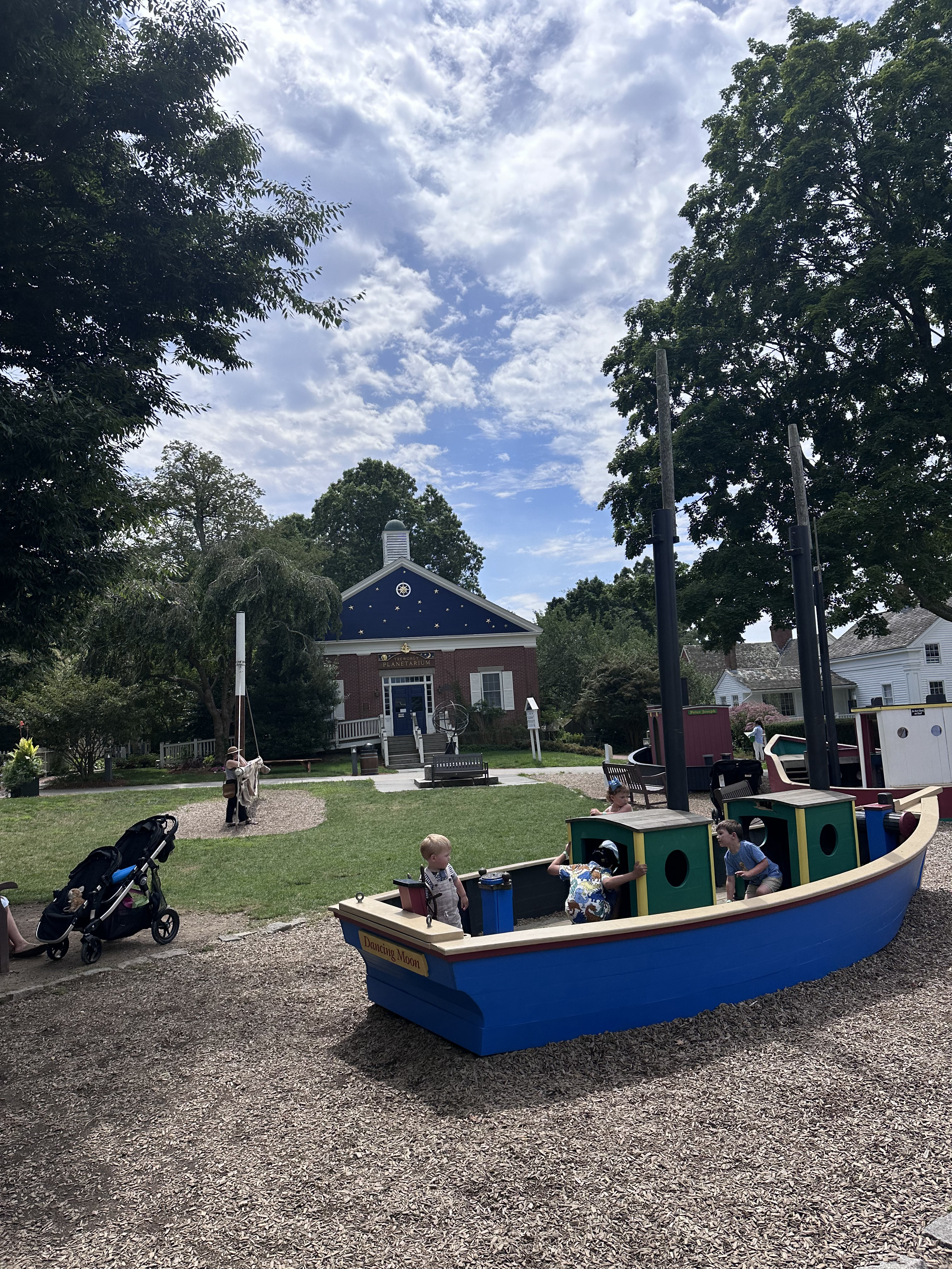 Mystic Seaport Museum with kids in Connecticut